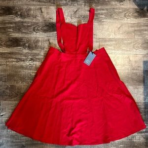 NWT Royal Monk Jumper Dress Red Size 3XL/20